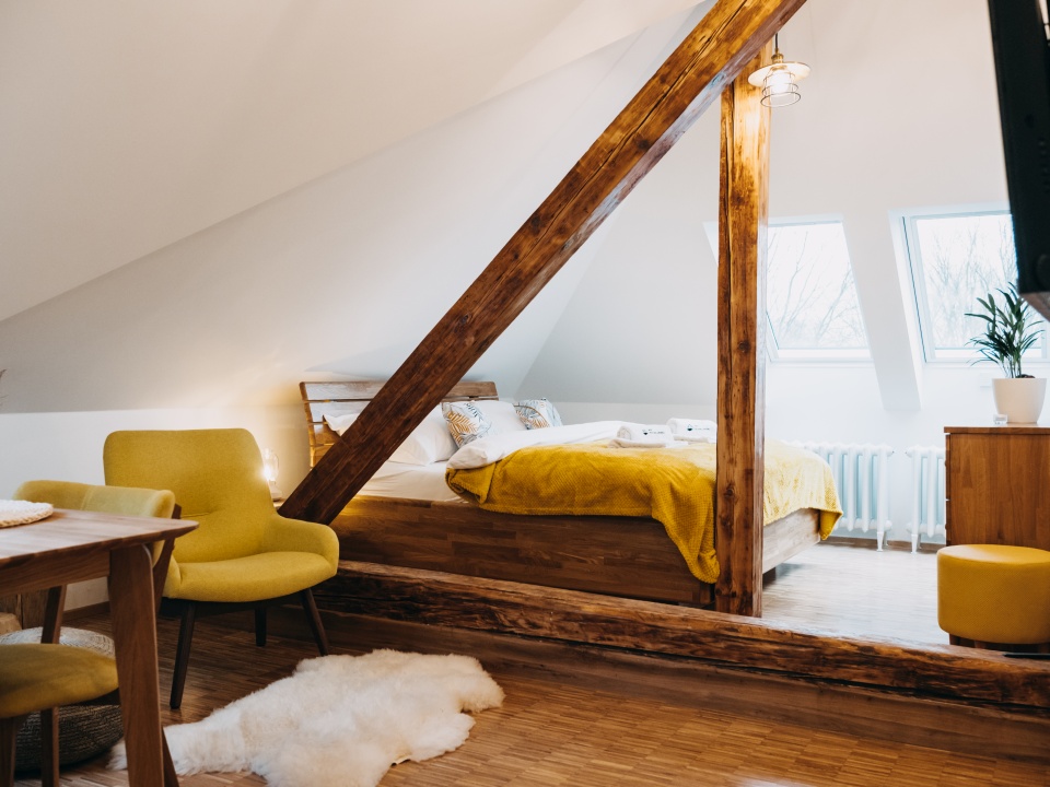 Ubytování ve Vile na Landeku - Loft